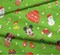 Licensed Disney Print Mickey & Minnie Christmas Icon Green Cotton Fabric by the Yard